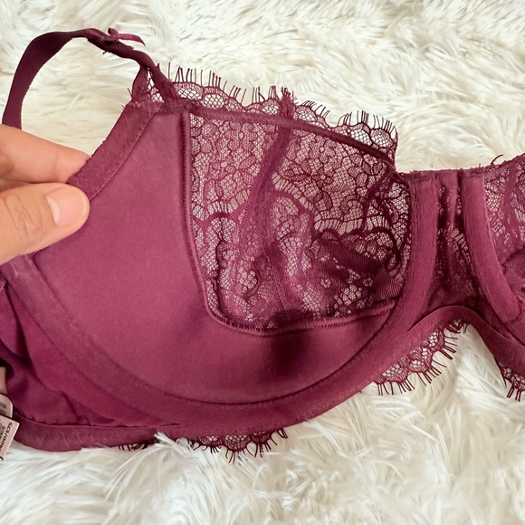 Victorias Secret Unlined balconet maroon 34DD/E75 - Picture 6 of 9